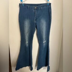 Classic Denim Flare Jeans for Women